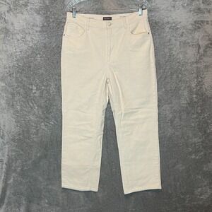 DL1961 Women Patti Straight Vintage Ankle 31 Corduroy Quiet Luxury Rich Ecru